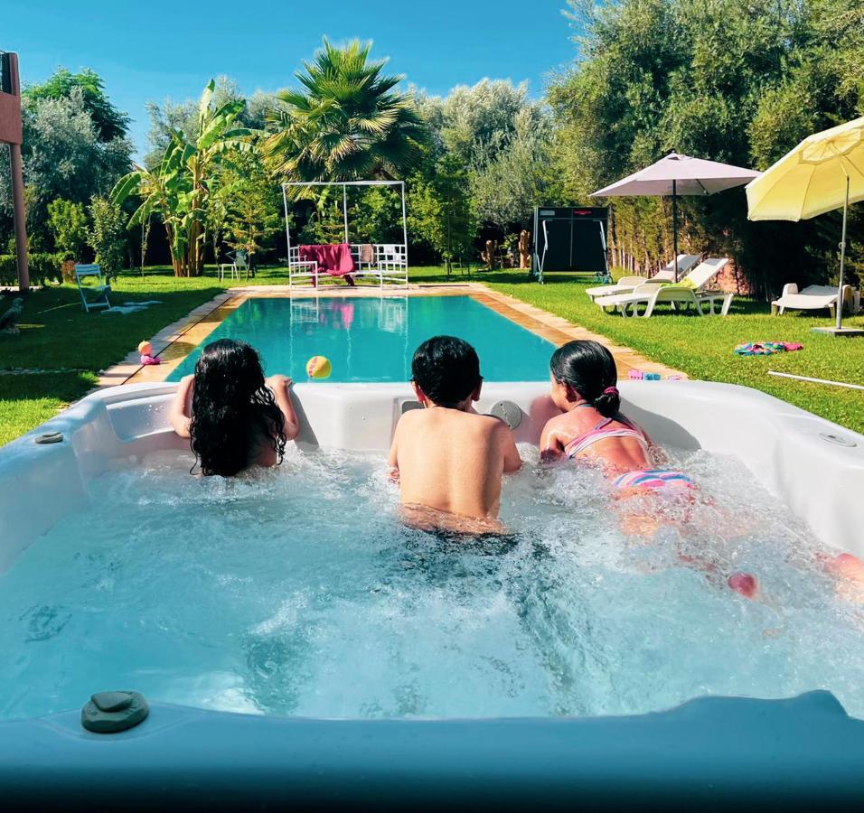 Ilafe Farmhouse, Villa Avec Piscine Chauffee Privee Et Jacuzzi Pour Familles Marrakesh Exteriör bild