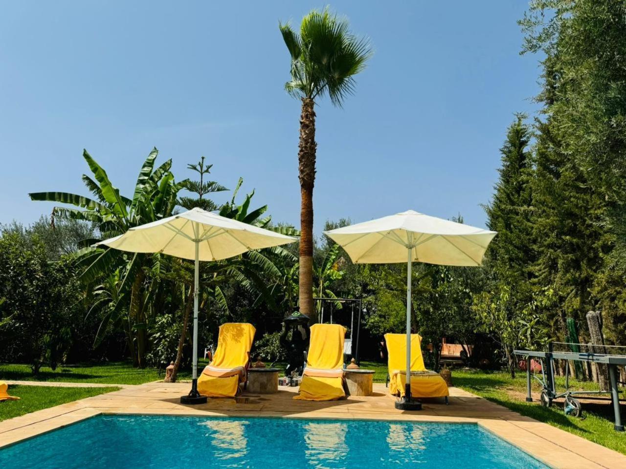 Ilafe Farmhouse, Villa Avec Piscine Chauffee Privee Et Jacuzzi Pour Familles Marrakesh Exteriör bild